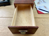 Pair of Ex Burberry Card File Boxes