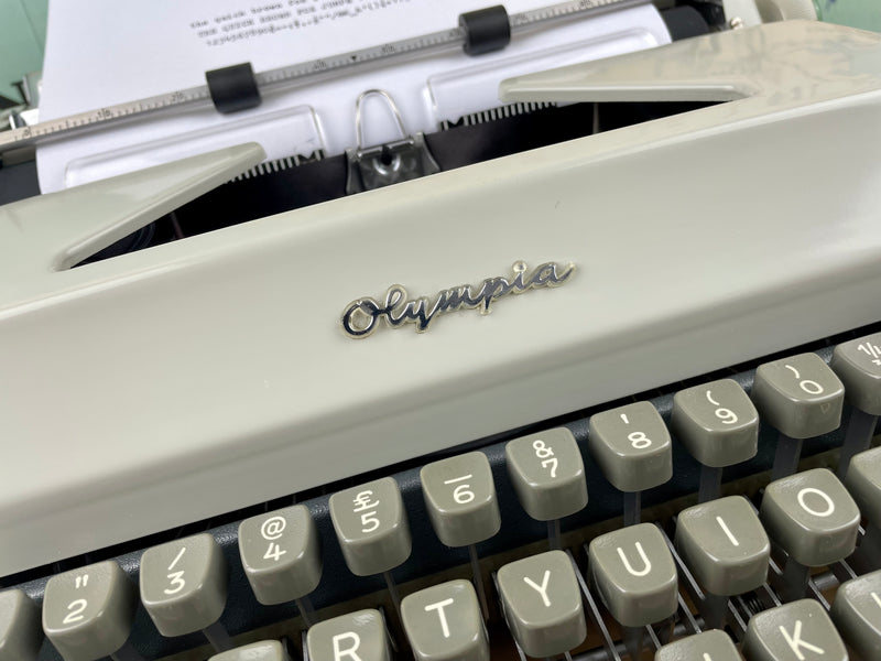 Typewriter, 1967 Olympia SM8