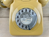 Vintage 1970's Yellow Desk Phone