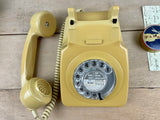 Vintage 1970's Yellow Desk Phone