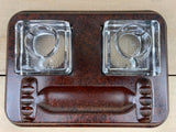 Glass Inkwells : Bakelite Base with Pen Holder