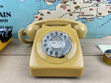 Vintage 1970's Yellow Desk Phone