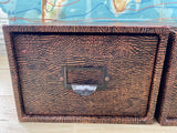 Pair of Card File Boxes