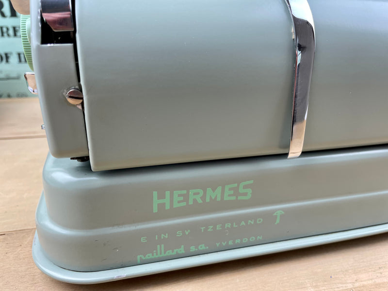 Typewriter, 1963 Hermes 3000 with Rare Cursive Typeface