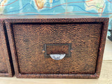 Pair of Card File Boxes