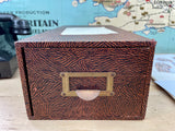 Pair of Ex Burberry Card File Boxes