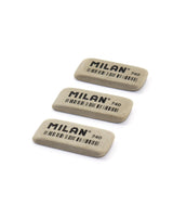 Set of 2 Natural Rubber Erasers : 740