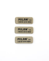 Set of 2 Natural Rubber Erasers : 740
