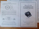 Rare Red Underwood Universal Portable