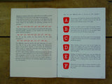 Imperial "Good Companion" No 7 Instruction Manual Set