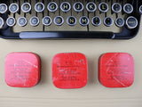 Set of 3 Caribonum Typewriter Ribbon Tins
