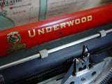 Rare Red Underwood Universal Portable