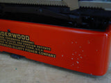 Rare Red Underwood Universal Portable