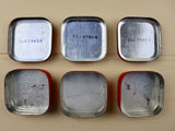 Set of 3 Caribonum Typewriter Ribbon Tins