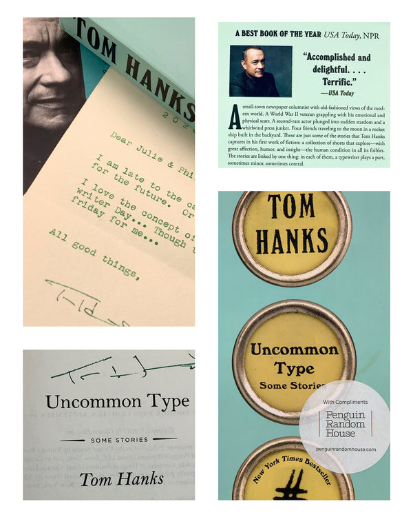 Tom Hanks signed book and Typewriter Giveaway