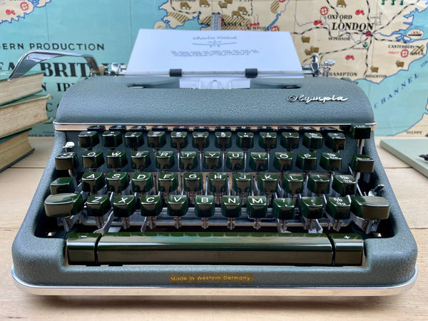 Typewriter, 1959 Olympia SM 4 with New Platen