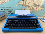 Typewriter, Blue Silver Reed Silverette II