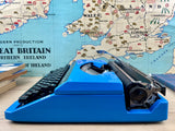 Typewriter, Blue Silver Reed Silverette II