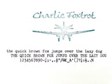 Typewriter, Blue Silver Reed Silverette II