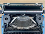 Typewriter, Blue Silver Reed Silverette II