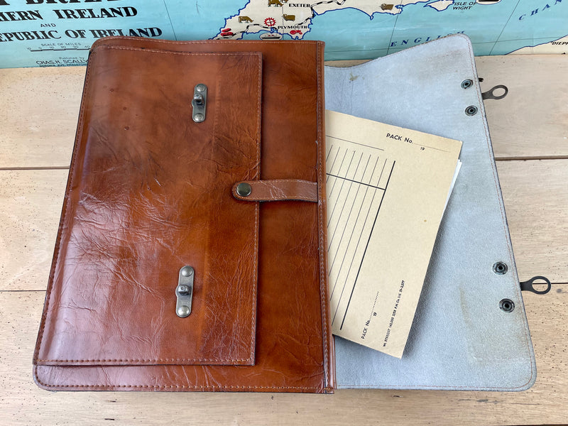 Vintage Leather Briefcase