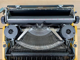 Typewriter, Yellow Silver Reed Silverette