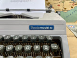 Typewriter, Boots Model 40