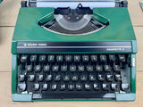 Typewriter, Green Silver Reed