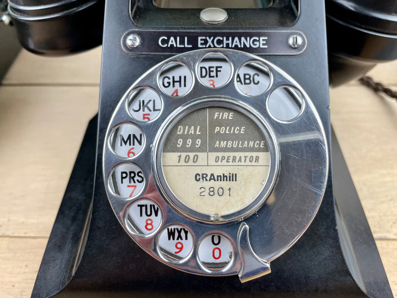 Vintage Bakelite Desk Phone