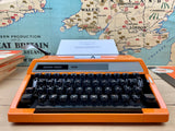 Typewriter, Orange Silver Reed 100