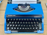 Typewriter, Blue Silver Reed Silverette II