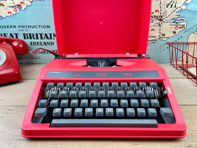 Typewriter, WH Smith Red Fox