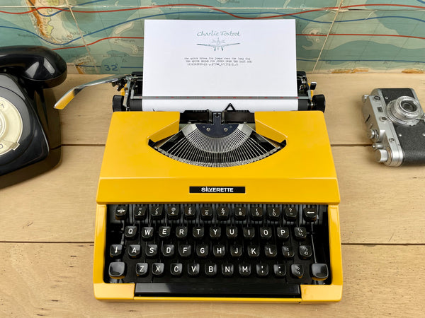 Silver Reed Typewriter