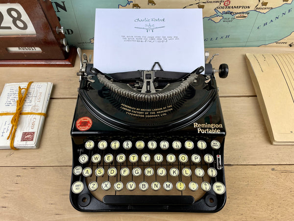 Remington Portable No 2 Typewriter