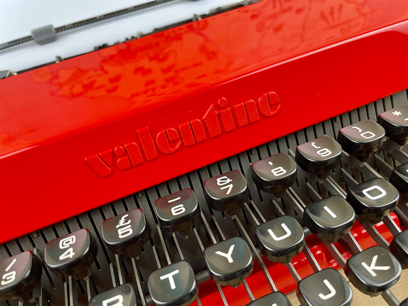 Typewriter, 1969 Olivetti Valentine