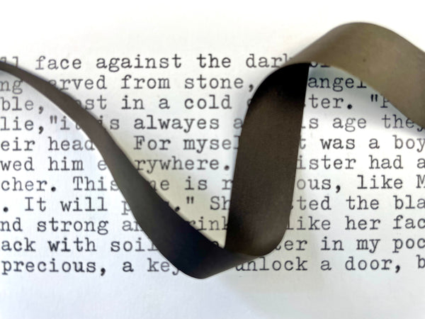 New Plain Black Typewriter Ribbon - No Spools, Ribbon Only