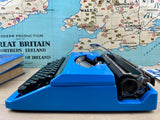 Typewriter, Blue Silver Reed Silverette II
