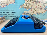 Typewriter, Blue Silver Reed Silverette II