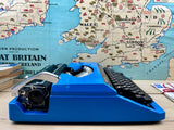 Typewriter, Blue Silver Reed Silverette II