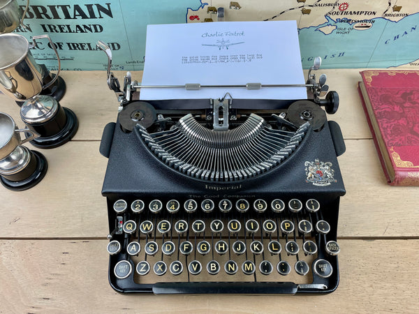 1943 Imperial No1 Typewriter