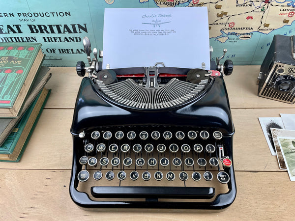 Remington Model 5 Streamline Typewriter