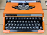 Typewriter, Orange Silver Reed 100
