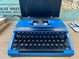 Typewriter, Blue Silver Reed Silverette II