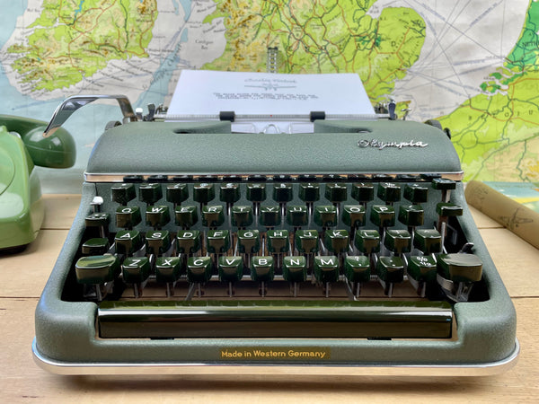 Typewriter, 1957 Olympia SM3 with Congress Type Face