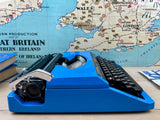 Typewriter, Blue Silver Reed Silverette II