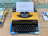 Multi Coloured Silver Reed Typewriter