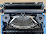 Typewriter, Blue Silver Reed Silverette II