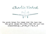 Typewriter, Yellow Silver Reed Silverette