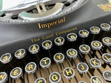 Typewriter, 1941 Imperial The Good Companion No 1 with New Platen