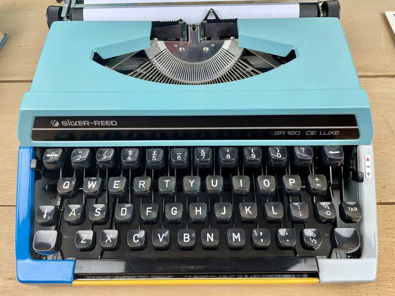 Typewriter, Multicoloured Silver Reed